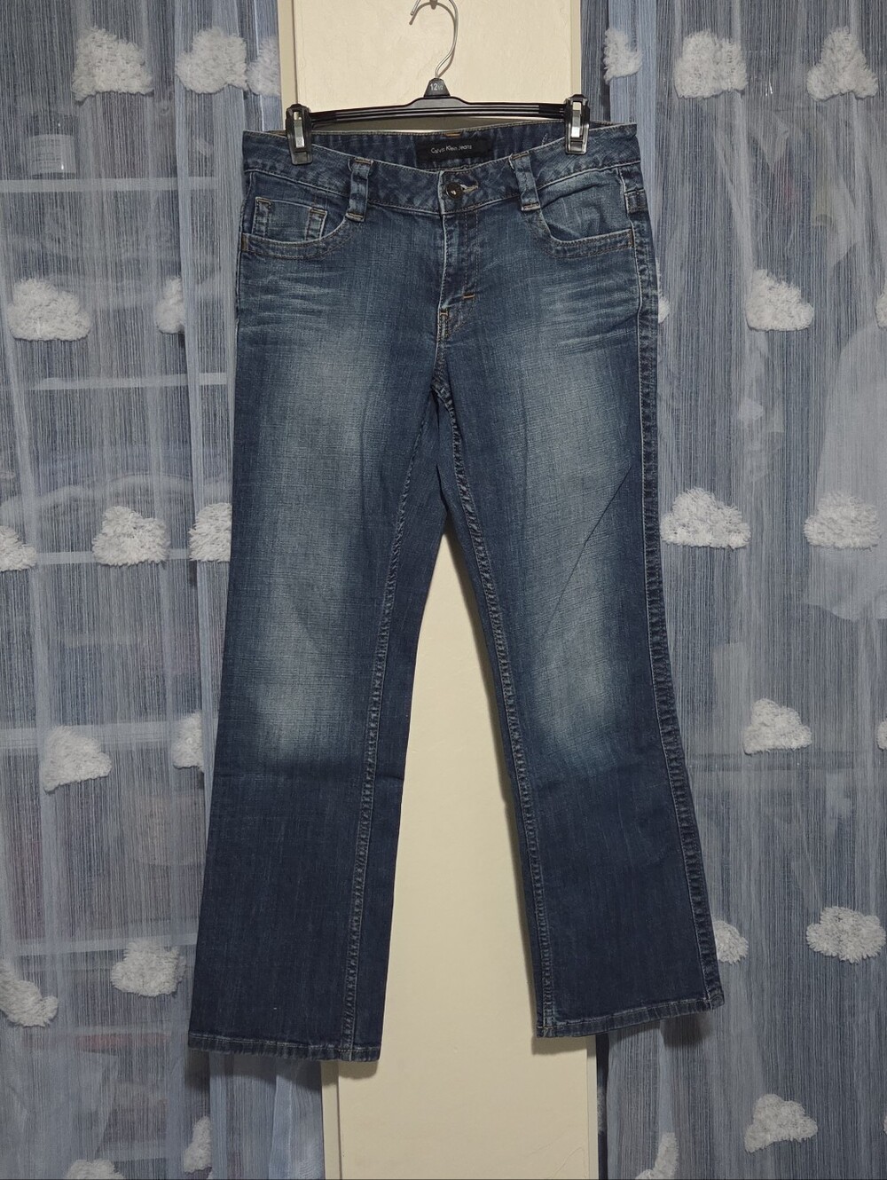 Calvin Klein Jeans Women’s Straight Leg Denim Jeans - Faded Blue